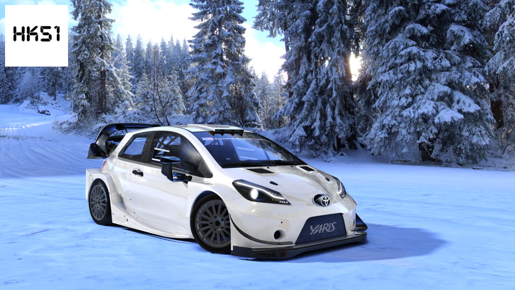 HK51 Rally Toyota Yaris 2017 WRC, skin Test