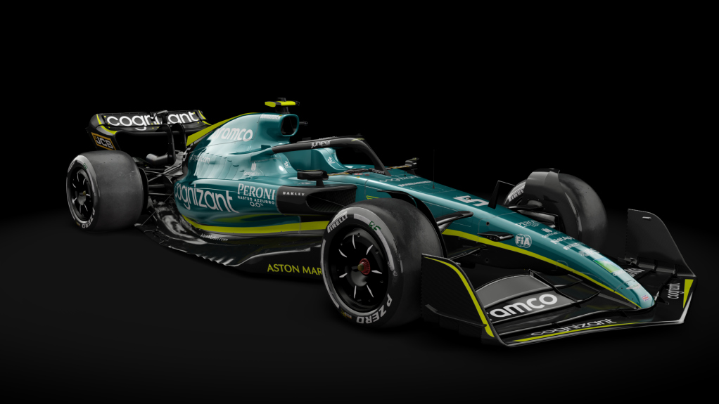 VRC Formula Alpha 2022 Mercedes, skin AMR22_5_Vettel