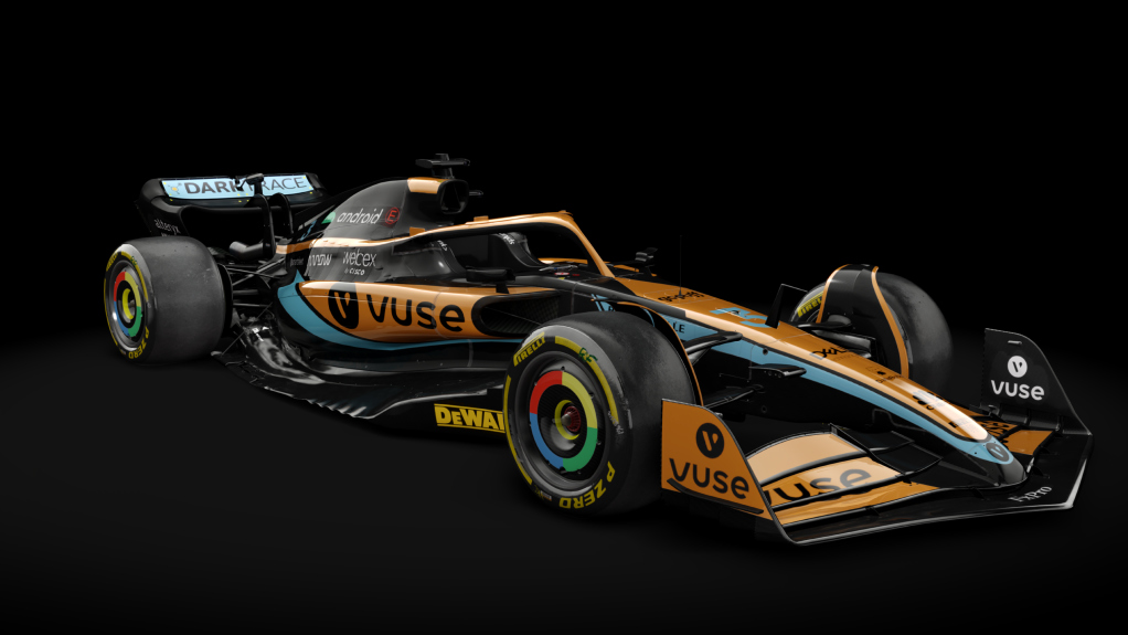 VRC Formula Alpha 2022 Mercedes, skin MCL36_3_Ricciardo