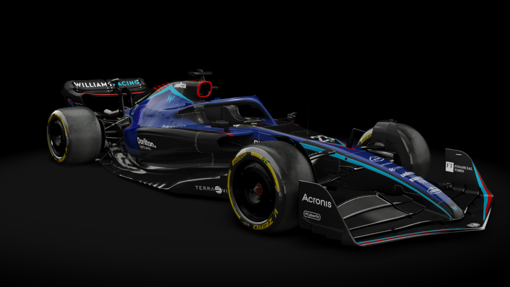 VRC Formula Alpha 2022 Mercedes, skin Williams_FW44_23_Albon