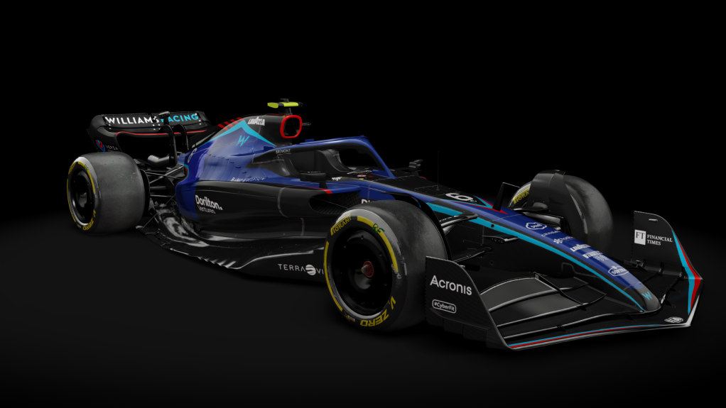 VRC Formula Alpha 2022 Mercedes, skin Williams_FW44_6_Latifi