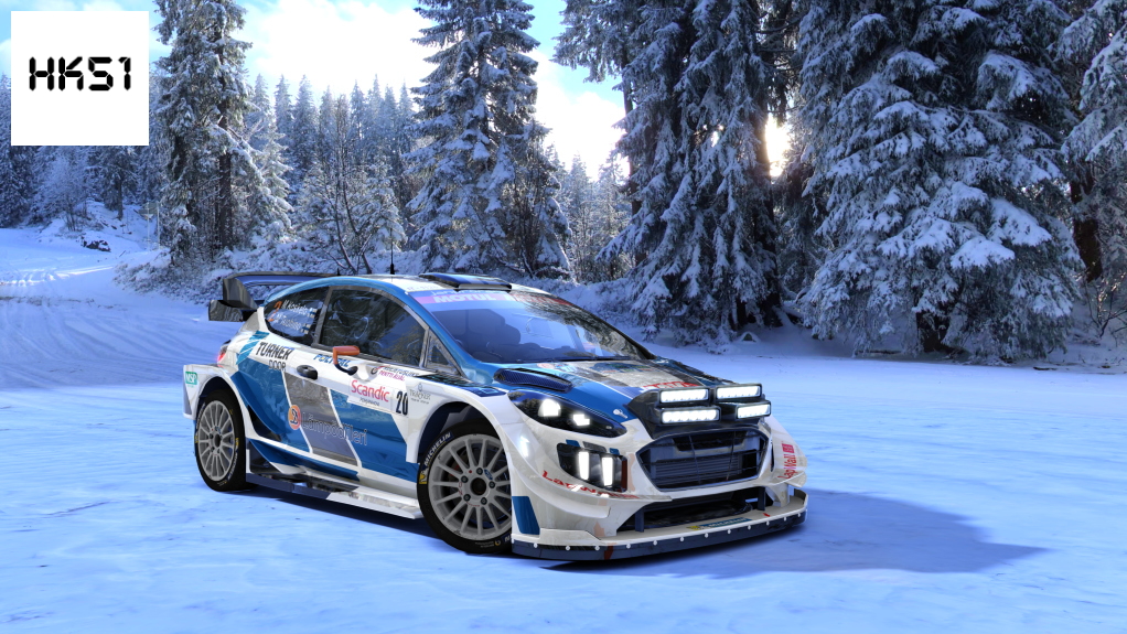 HK51 Rally Ford Fiesta WRC+ 2019 / Extralights, skin 02_Koskelo