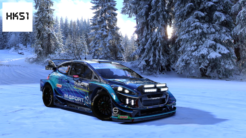 HK51 Rally Ford Fiesta WRC+ 2019 / Extralights, skin 03_2019_black
