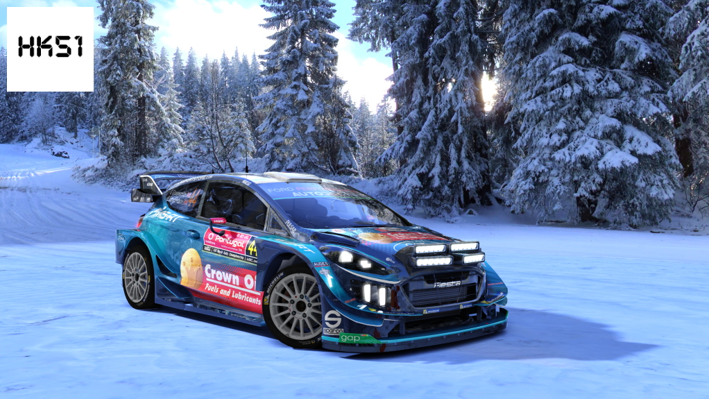 HK51 Rally Ford Fiesta WRC+ 2019 / Extralights, skin 44_Greensmith_2019