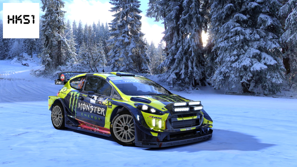 HK51 Rally Ford Fiesta WRC+ 2019 / Extralights, skin 46_Rossi_2018