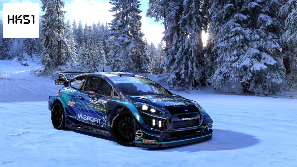 HK51 Rally Ford Fiesta WRC+ 2019 / Evening, skin 03_2019_black